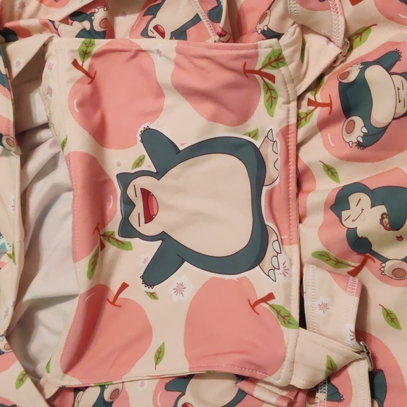 Snorlax Apples Apron Dress from Blackmilk Pokemon collection - Picture 6 of 6